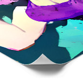 Poster Femme en violet (Coin)