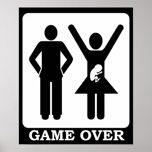 Poster Femme enceinte - Nouveau père (Devant)