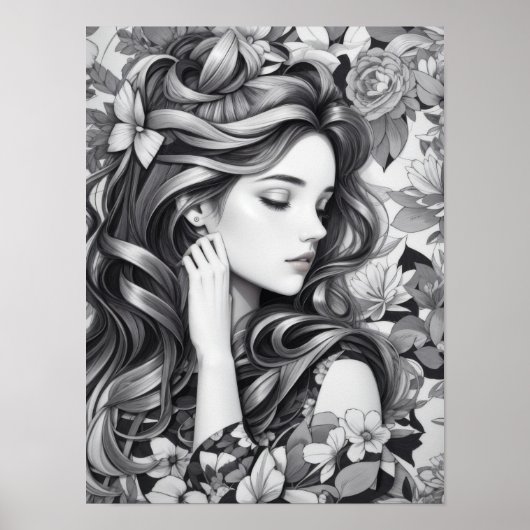 Poster Femme endormie (Devant)