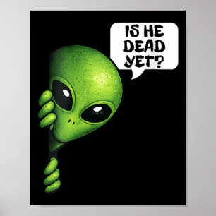Poster Femme Est-Il Vintage Agence Gouvernementale Alien