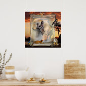 Poster Femme et enfant africain (Cuisine)