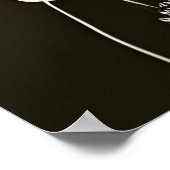 Poster Femme et fleurs (Coin)