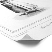 Poster Femme et homme arabe, avec bournous (Coin)