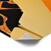 Poster Femme et papillons Médias mixtes (Coin)