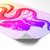 Poster Femme et serpent en symbiose (Coin)