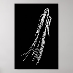 Poster Femme fantomatique
