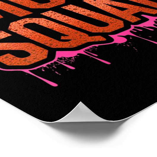 Poster Femme Femme Muddy Mud Run Squad Mudding Courir (Coin)