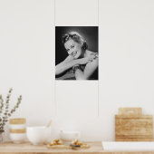 Poster Femme glamour (Cuisine)