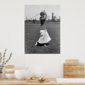 Poster Femme Golfer, années 1910 (Cuisine)