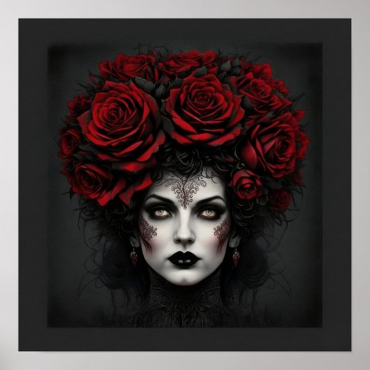Poster Femme gothique (Devant)