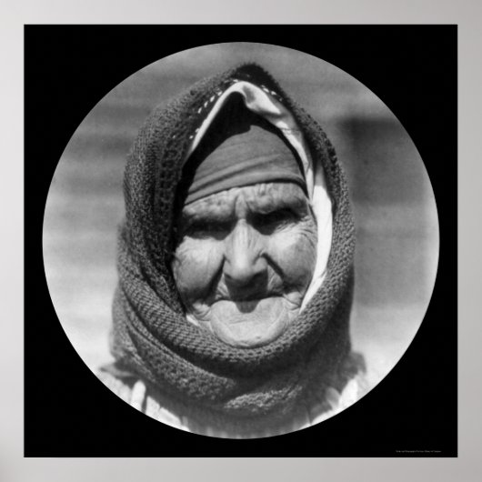 Poster Femme grecque âgée 1923 (Devant)