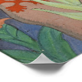 Poster Femme hawaïenne - Arman Manookian (Coin)