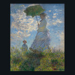 Poster Femme impressionniste française avec le Monet Para<br><div class="desc">Cette belle conception est tirée d’un grand peintre impressionniste français Claude Monet’s classique French Impressionist Woman with a Parasol Monet Painting Oscar-Claude Monet (14 novembre 1840 - 5 décembre 1926) était un peintre français, un fondateur de la peinture impressionniste française et le praticien le plus constant et le plus prolifique...</div>