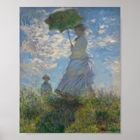 Femme impressionniste française avec le Monet Para