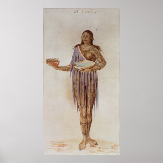 Poster Femme indienne de Floride (Devant)