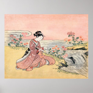 Poster Femme japonaise