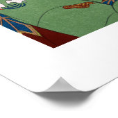 Poster Femme japonaise appliquant rouge - Goyō Hashiguchi (Coin)