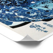 Poster Femme japonaise Geisya, Kuniyoshi, Ukiyo-e (Coin)