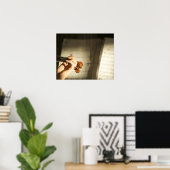 Poster Femme jouant du violon (Bureau à domicile)