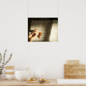 Poster Femme jouant du violon (Cuisine)