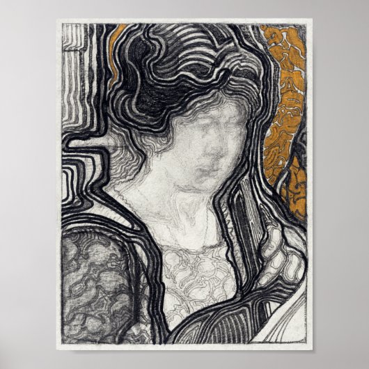 Poster Femme jouant du violoncelle (Devant)