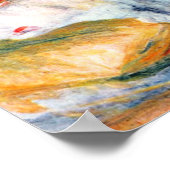 Poster Femme jouant la guitare par Pierre Renoir (Coin)