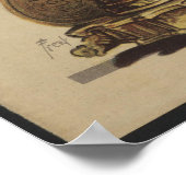 Poster Femme, Jouer de la harpe, couverture de magazine 1 (Coin)