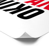 Poster Femme karaté (Coin)