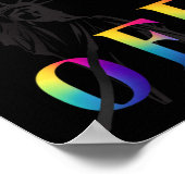 Poster Femme Mains De Résistance Rainbow Statue De Libe (Coin)