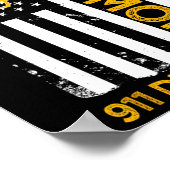 Poster Femme Maman 911 Dispatcher Us Flag Independence Da (Coin)