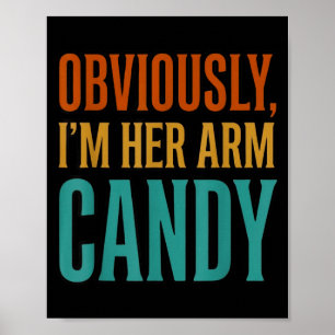 Poster Femme mari petite amie couple je suis son accessoi