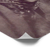 Poster Femme Masquée vintage Qui Vous Regarde (Coin)