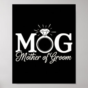 Poster Femme Mère De La Groom Mob Mog Maman Mariage Bac