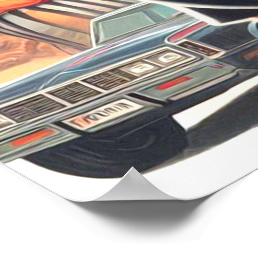 Poster Femme militaire rétro (Coin)