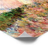 Poster Femme Monet avec un parasol face à gauche (Coin)