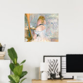 Poster Femme morisot à sa Toilette Impressionniste França (Bureau à domicile)