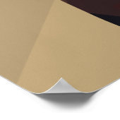 Poster Femme noire : Artistérie cubiste (Coin)