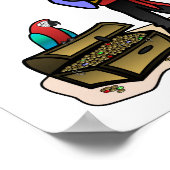 Poster Femme noire Pirate (Coin)