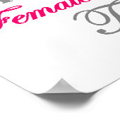 Poster Femme Noire Seule Addicée Au Commerce De Détail (Coin)