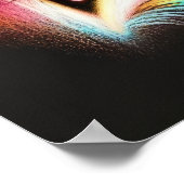 Poster Femme oculaire Abstraite (Coin)