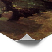 Poster Femme paysanne creuser par Vincent van Gogh (Coin)