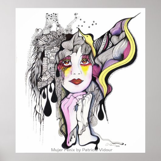 Poster Femme Phoenix (Devant)