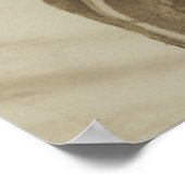 Poster Femme portant son enfant dans un carton (Coin)