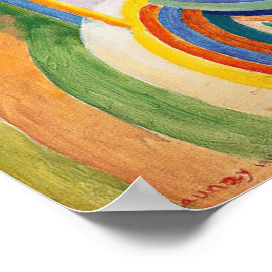 Poster Femme portugaise, Delaunay (Coin)