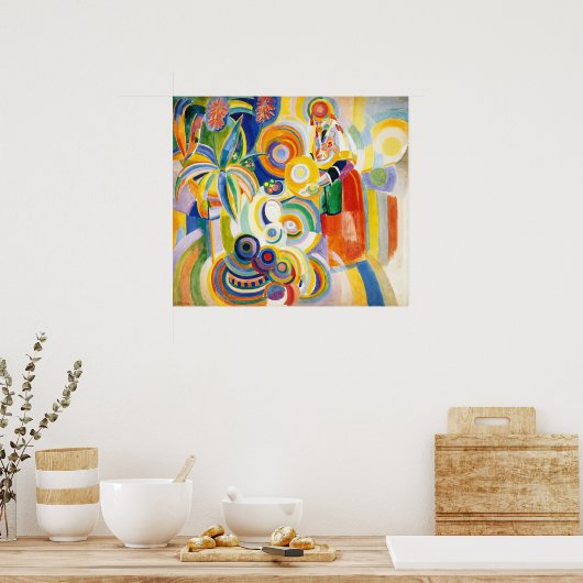 Poster Femme portugaise, Delaunay (Cuisine)