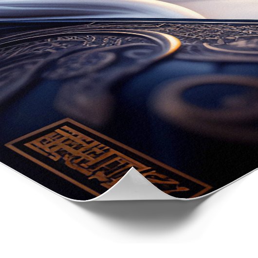 Poster Femme Procelain (Coin)