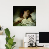 Poster Femme qui dort (Bureau à domicile)