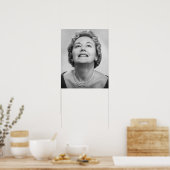 Poster Femme qui regarde (Cuisine)