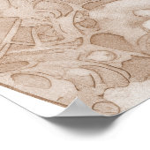 Poster Femme Red Crayon Study Alphonse Mucha Art Nouveau (Coin)