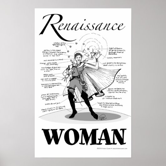 Poster Femme Renaissance (Devant)
